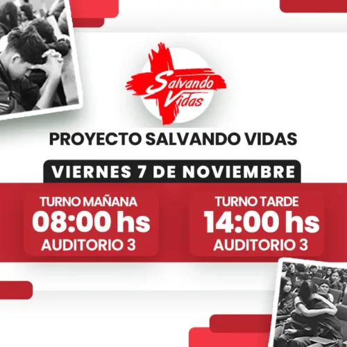 Taller – Conferencia para Jóvenes Salvando Vidas