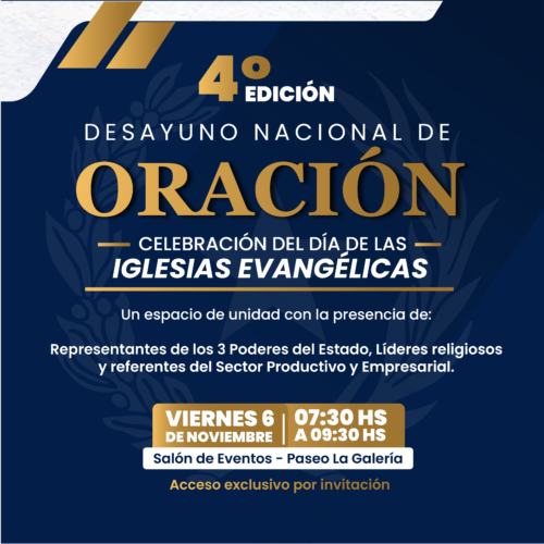 4to Desayuno Nacional de Oración